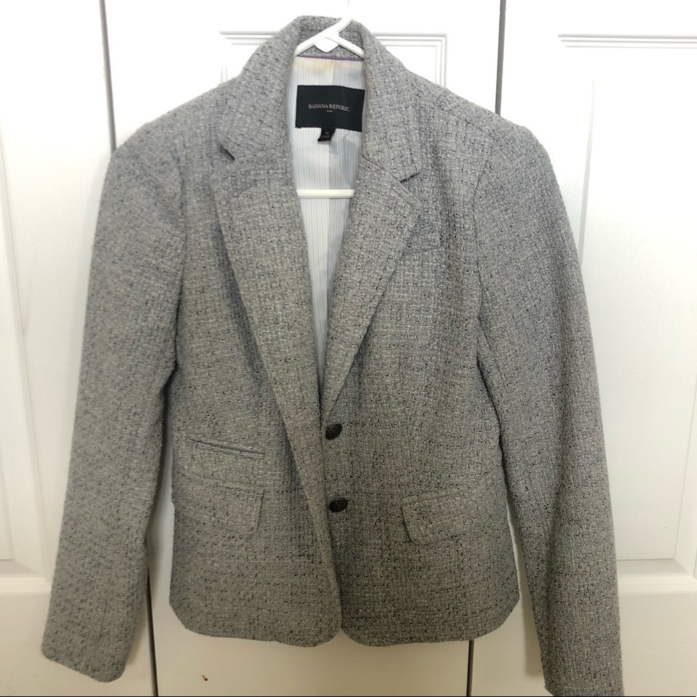 Banana Republic jacket size 0 grey